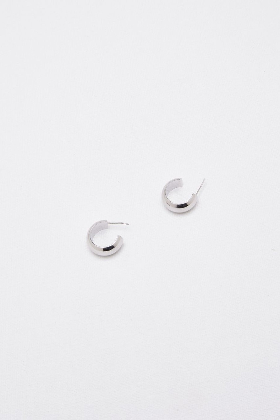 Women Afterall Earrings | Daffie Hoop Earrings Silver