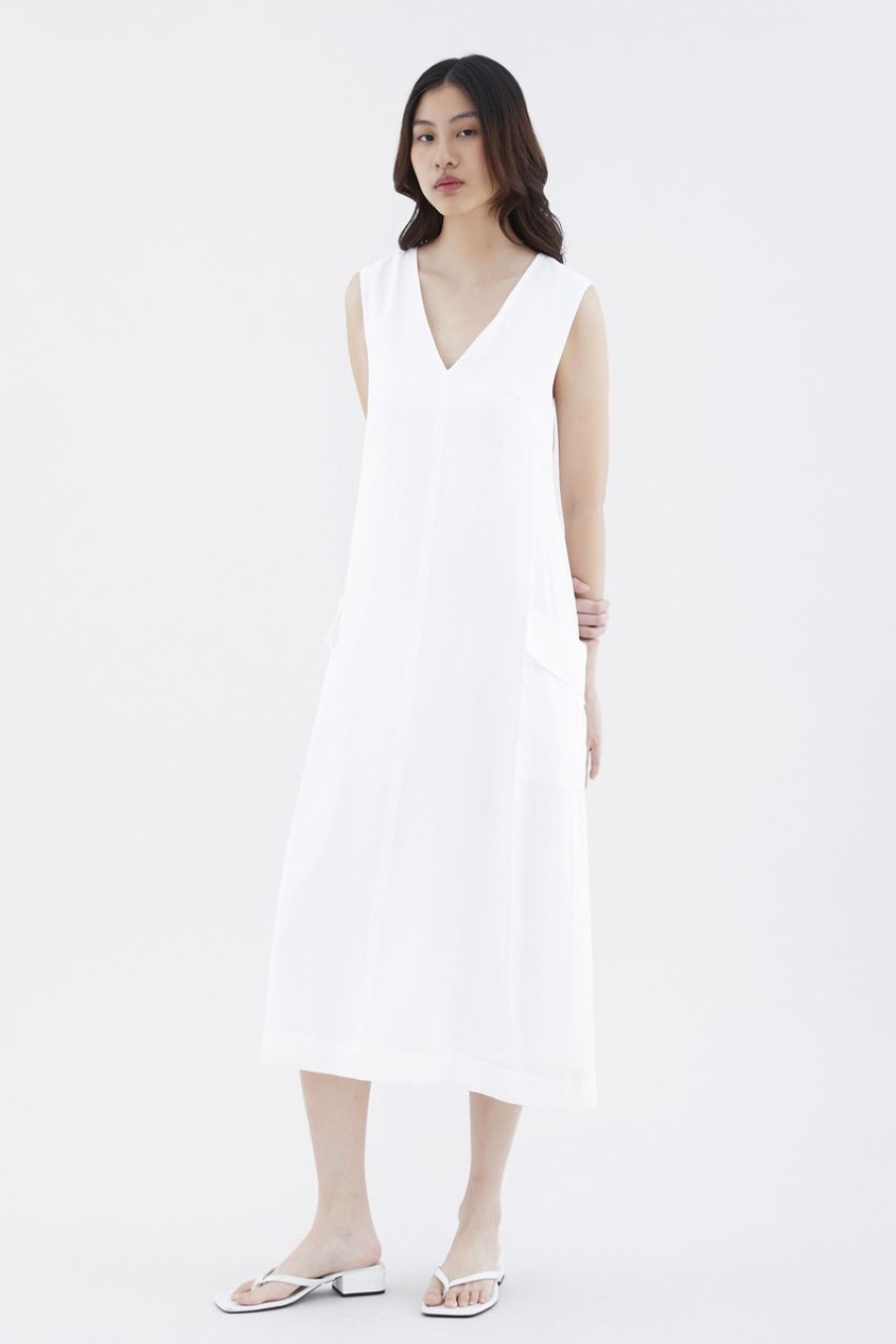 Women The Editor's Market Dresses | Glenich Tent Dress White