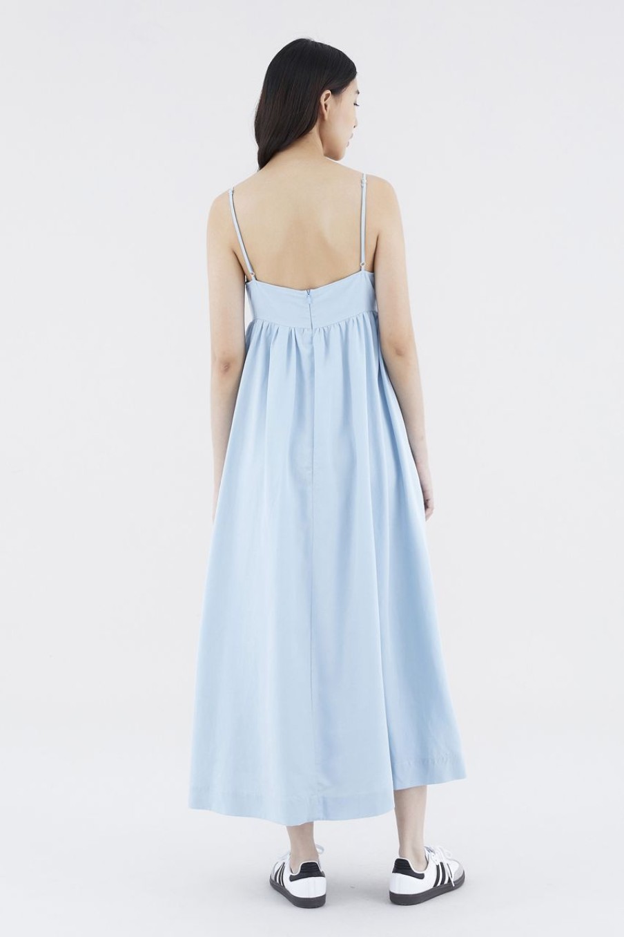 Women The Editor's Market Dresses | Balga Empire Maxi Dress Sky