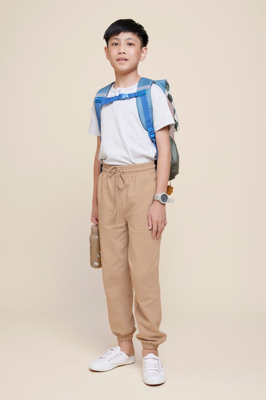 Kids Evryday Studios | Drawstring Sweatpants Khaki