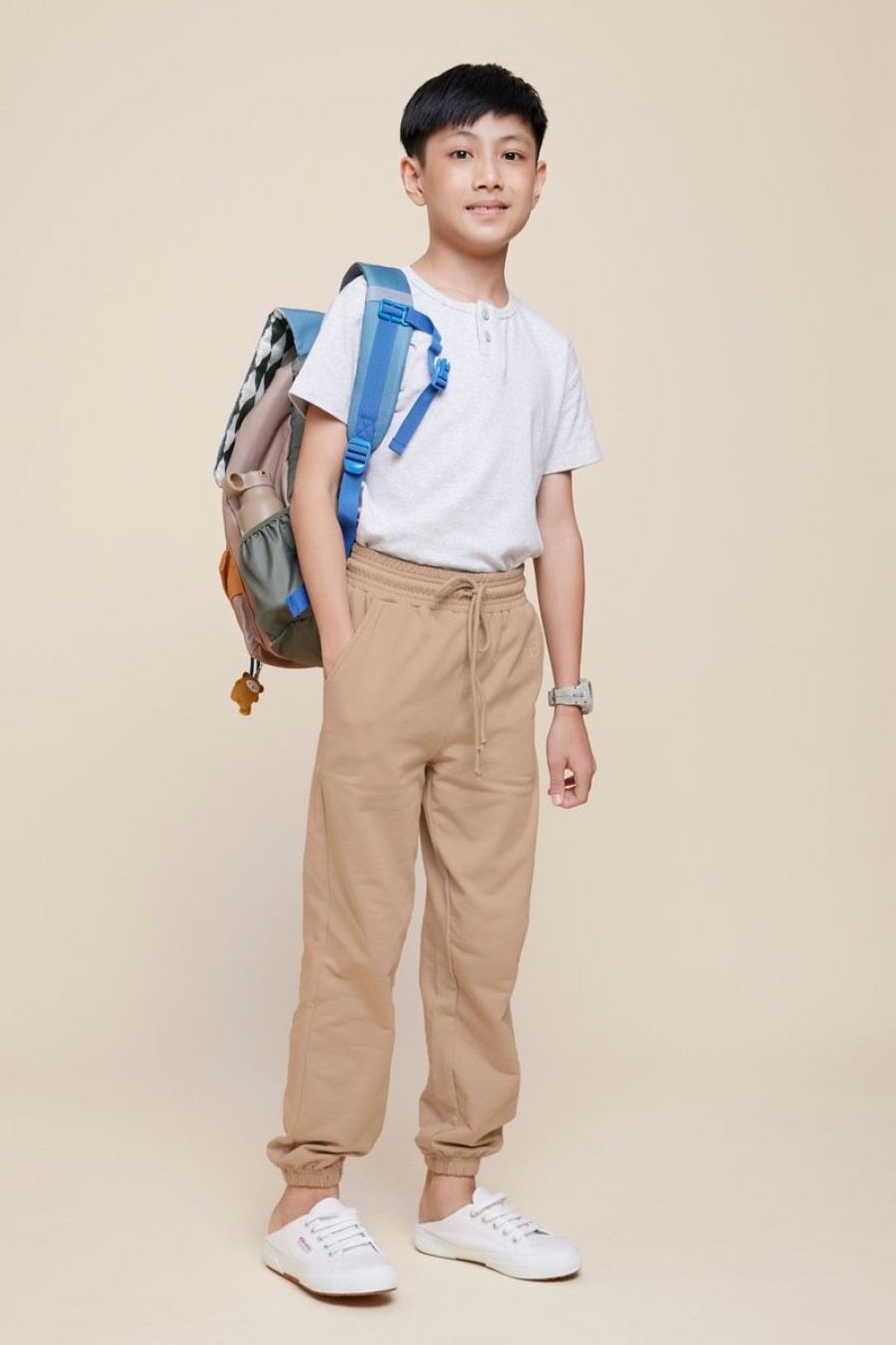 Kids Evryday Studios | Drawstring Sweatpants Khaki