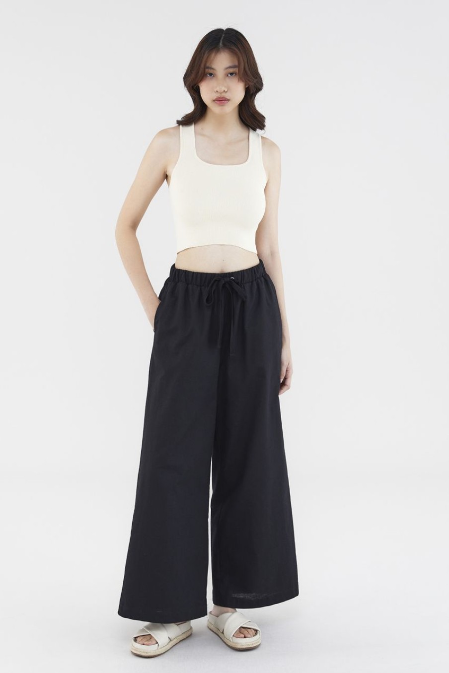 Women The Editor's Market Tops | Dayna Cross Back Top Oat