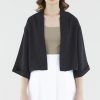 Women The Editor's Market Outerwear | Hatsie Kimono Black