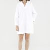 Women The Editor's Market Dresses | Eleanor Shirtdress White