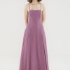 Women The Editor's Market Dresses | Ferlyn Back-Tie Dress Mulberry