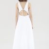 Women The Editor's Market Dresses | Rebecka Fit And Flare Dress White