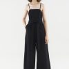 Women The Editor's Market Jumpsuits | Kerrey Belted Jumpsuit Black