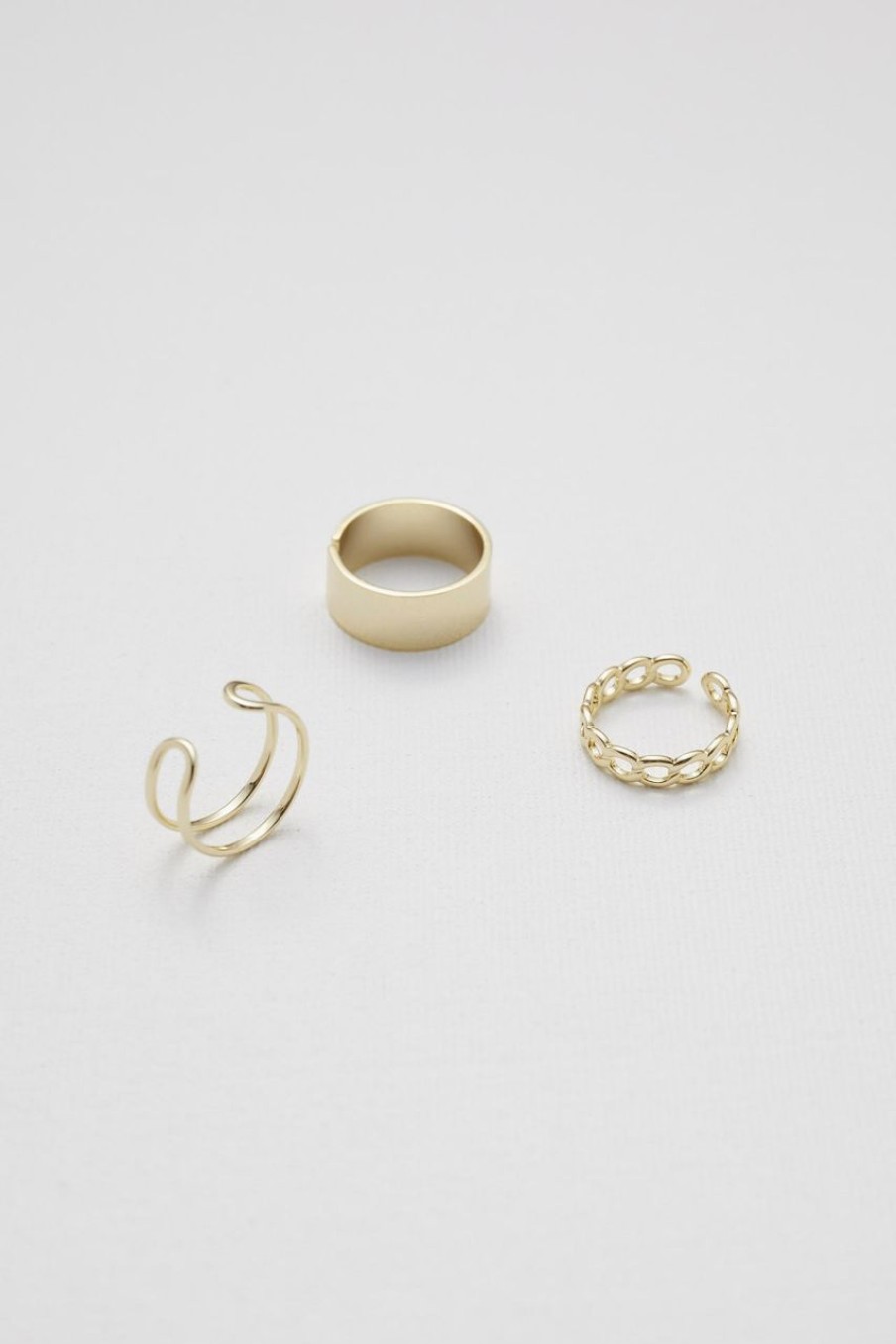 Women Afterall Rings | Jyna Ring Set Gold