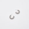 Women Afterall Earrings | Dawn Hoop Earrings Silver