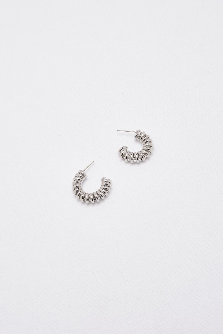 Women Afterall Earrings | Dawn Hoop Earrings Silver