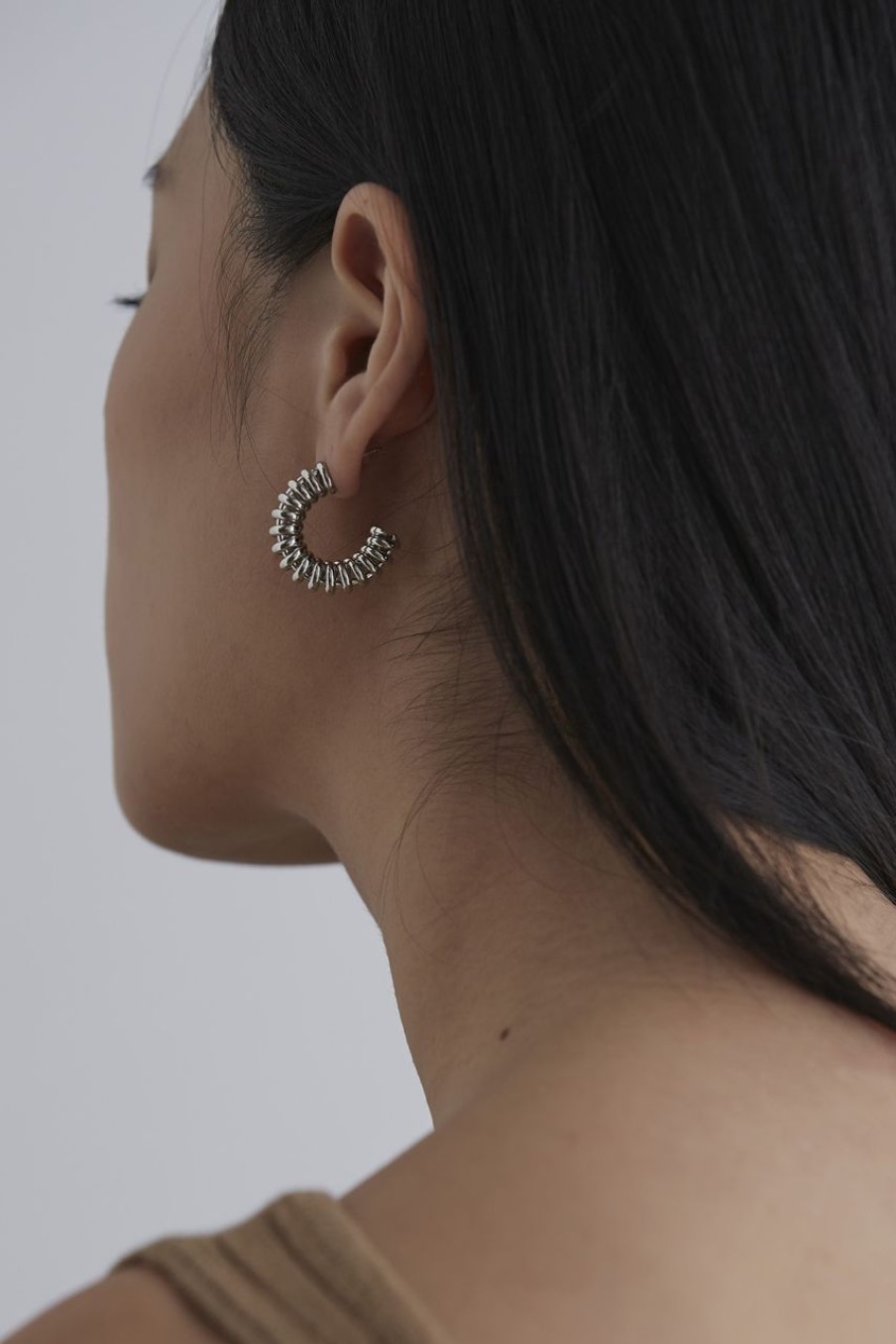 Women Afterall Earrings | Dawn Hoop Earrings Silver