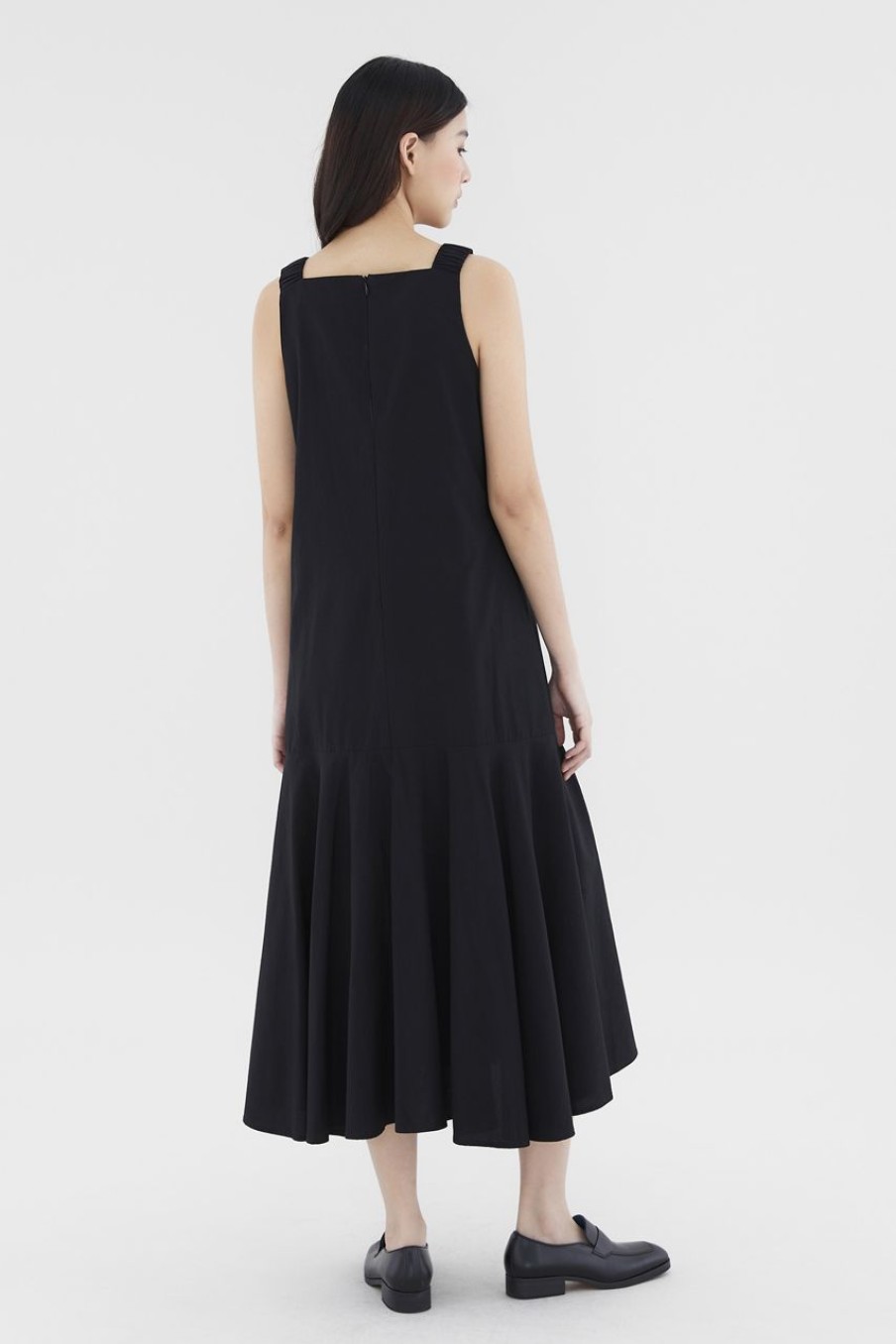 Women The Editor's Market Dresses | Pashelle Drop-Tier Dress Black