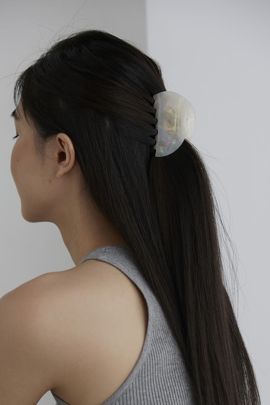 Women Afterall Hair Accessories | Reida Hair Claw White/Rainbow Marble