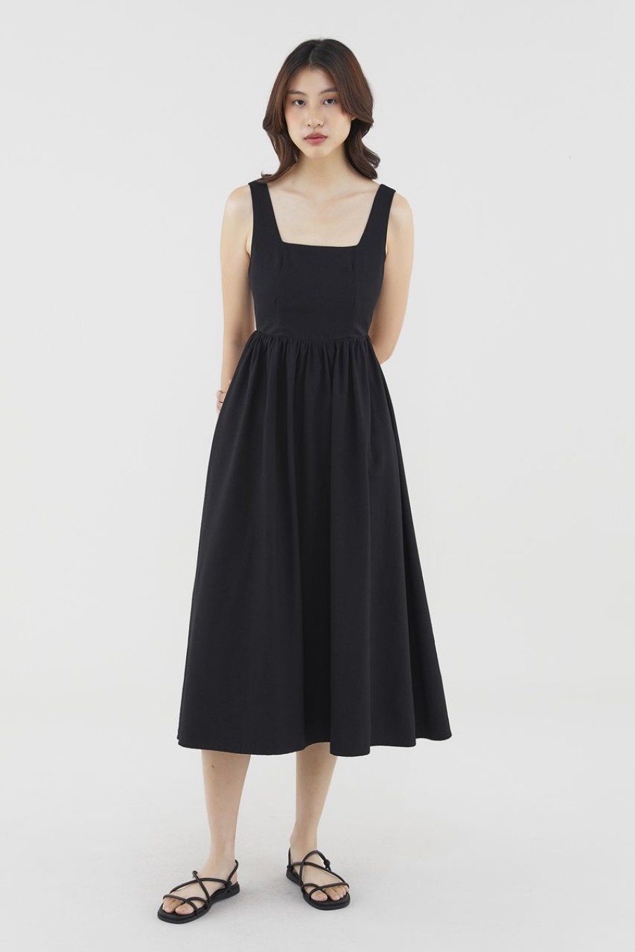 Women The Editor's Market Dresses | Gerica Back Cut-Out Dress Black