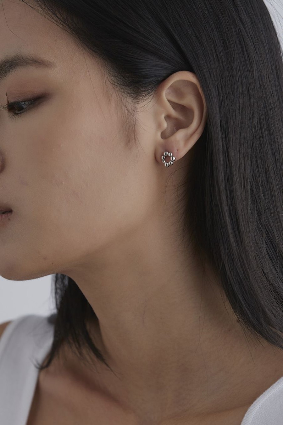 Women Afterall Earrings | Danielle Ear Studs Silver