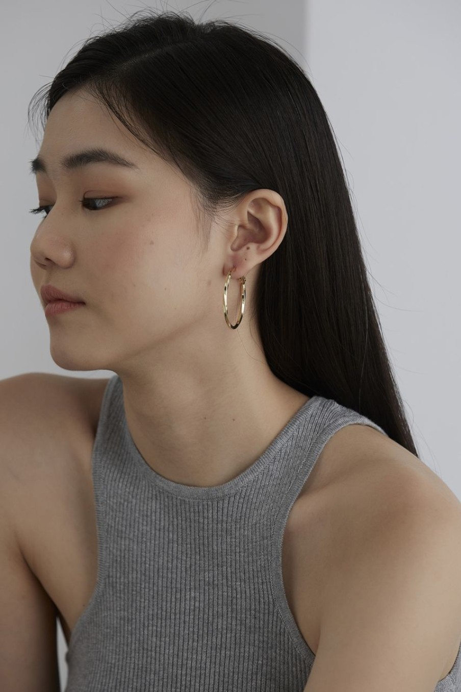 Women Afterall Earrings | Isadora Hoop Earrings Gold