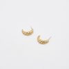 Women Afterall Earrings | Athena Hoop Earrings Matte Gold