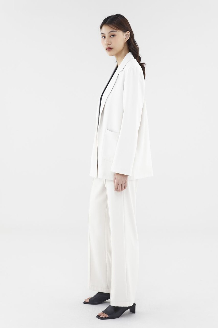 Women The Editor's Market Outerwear | Adanna Blazer Cream