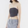 Women The Editor's Market Tops | Kryga Curve Hem Bandeau Shadow