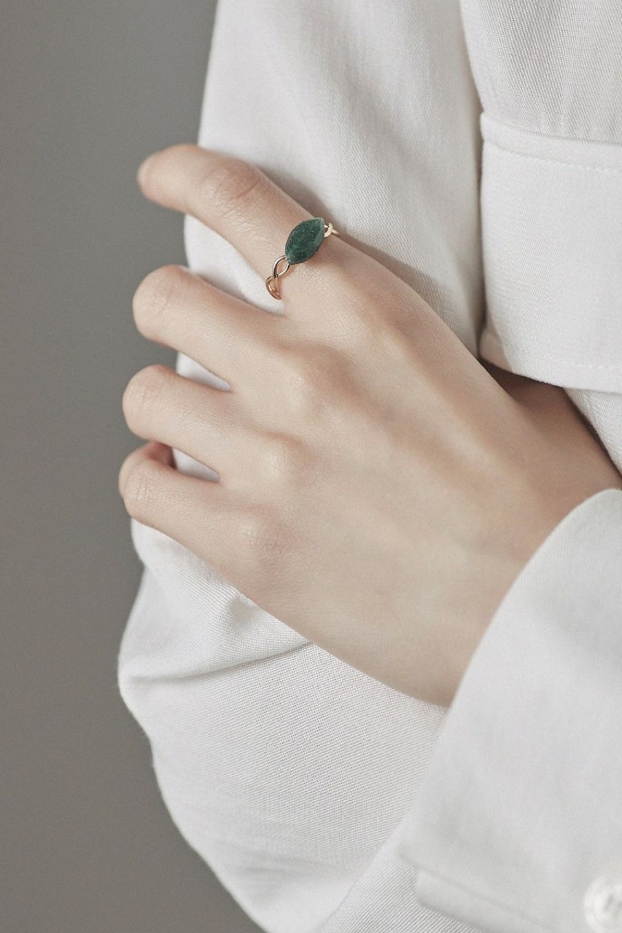 Women Afterall Rings | Avia Ring Gold/Green