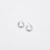 Women Afterall Earrings | Annika Hoop Earrings Silver