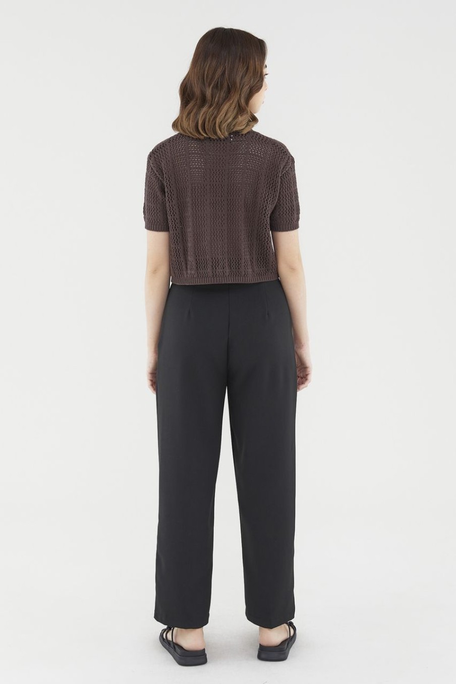 Women The Editor's Market Tops | Adelisa Crochet Top Coffee