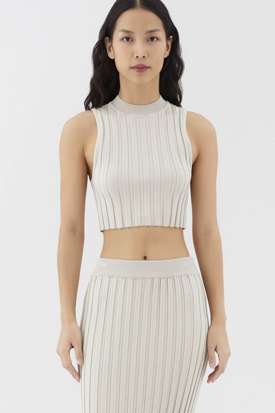 Women The Editor's Market Tops | Lauva Knit Tank Soy