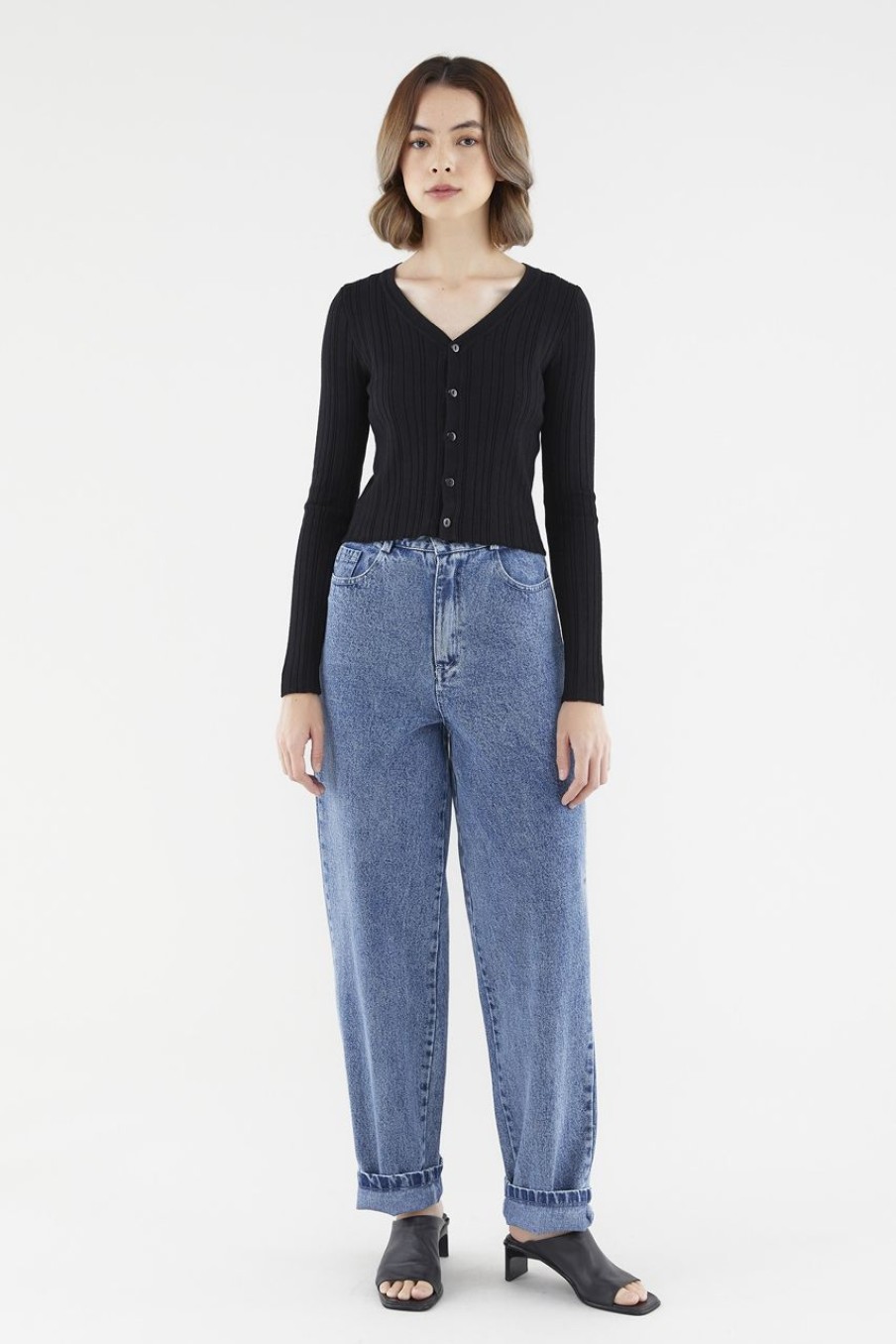 Women The Editor's Market Jeans | Tonica Straight-Leg Jeans Denim Blue