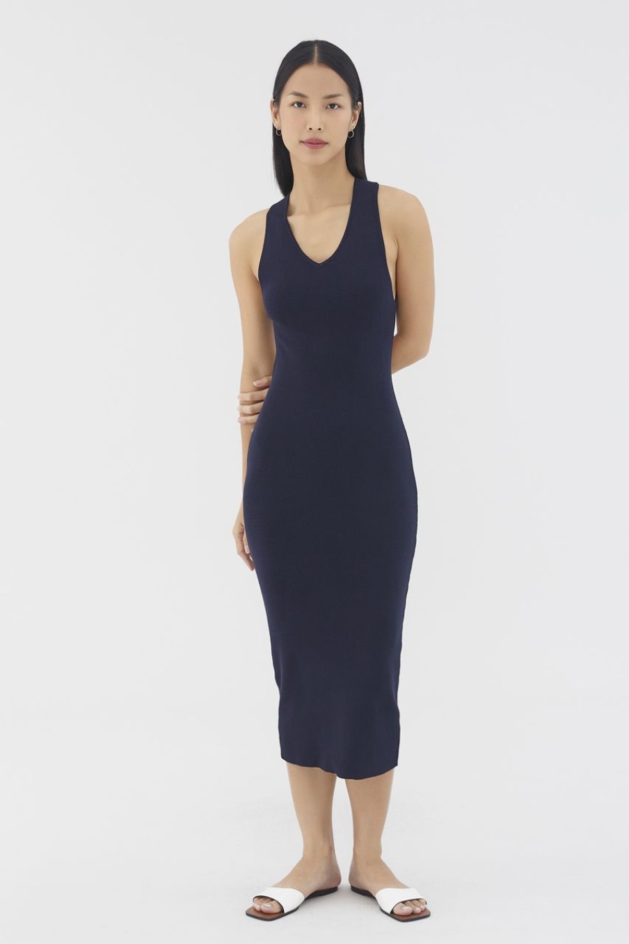 Women The Editor's Market Dresses | Nellie Knit Dress Eclipse