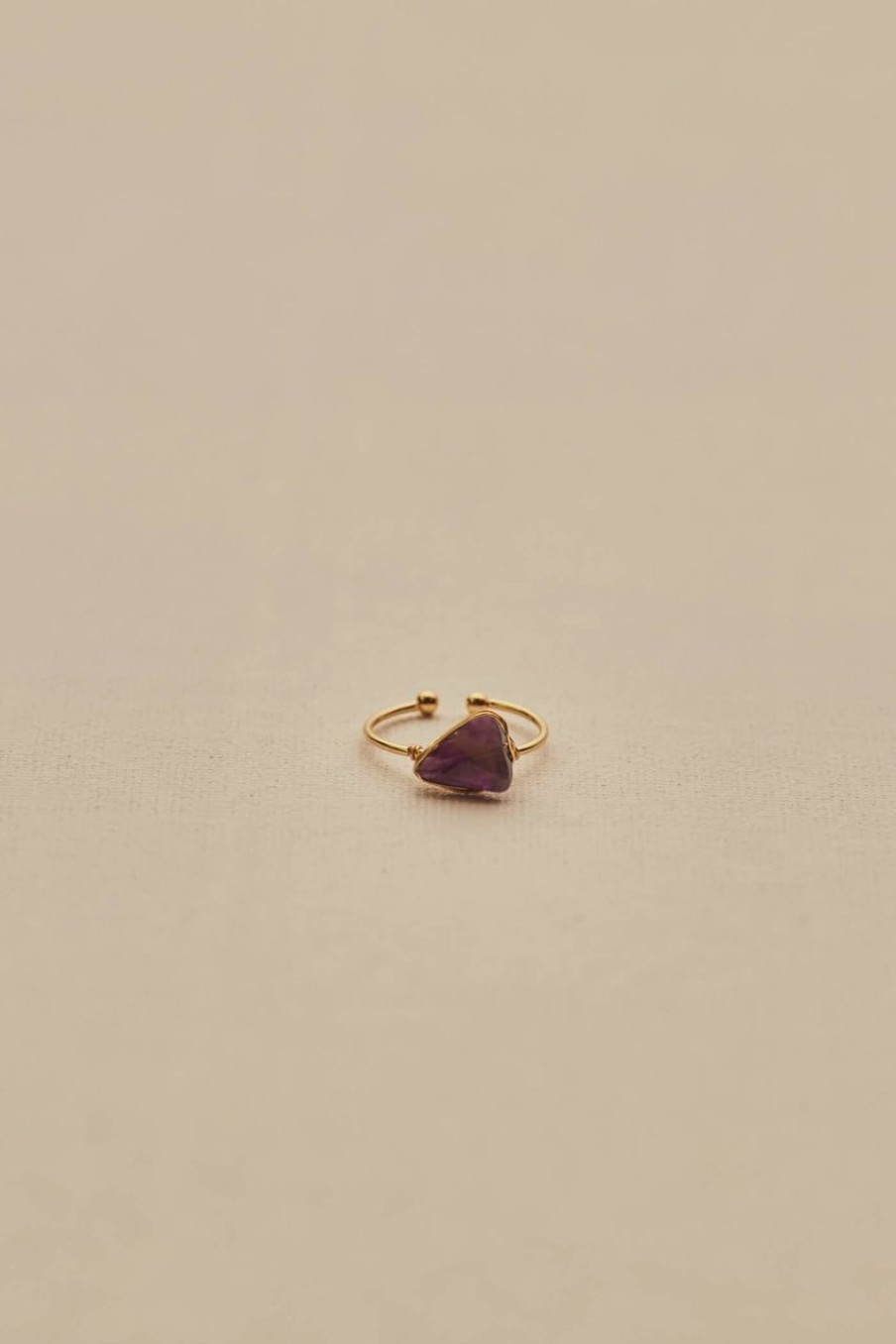 Women Afterall Rings | Zeta Ring Gold/Purple