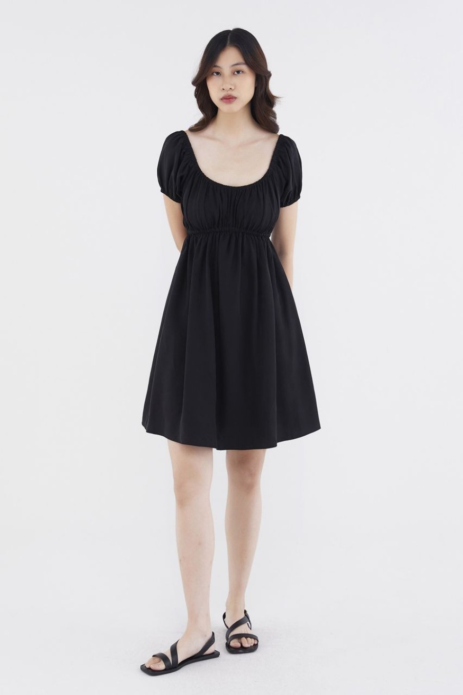 Women The Editor's Market Dresses | Annadre Smock Dress Black