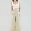 Women The Editor's Market Pants | Kerifa Wide-Leg Pants Latte