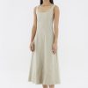 Women The Editor's Market Dresses | Giana Panelled Dress Latte