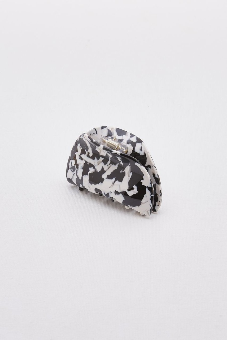 Women Afterall Hair Accessories | Reida Hair Claw Black/White Marble