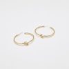 Women Afterall Earrings | Maisie Hoop Earrings Gold