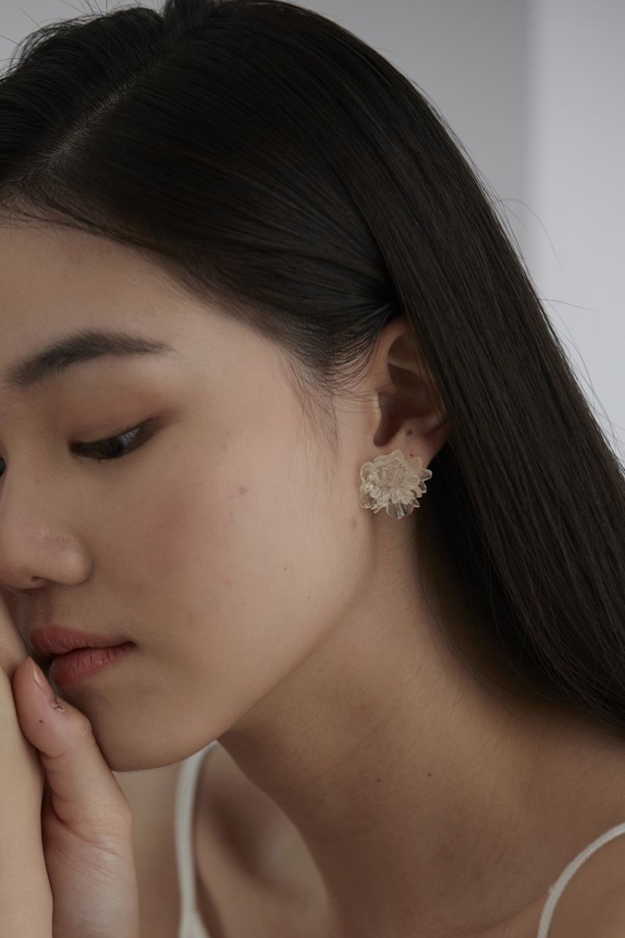 Women Afterall Earrings | Jenna Earrings White