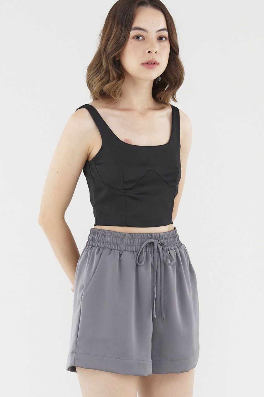 Women The Editor's Market Tops | Ari Bustier Top Black