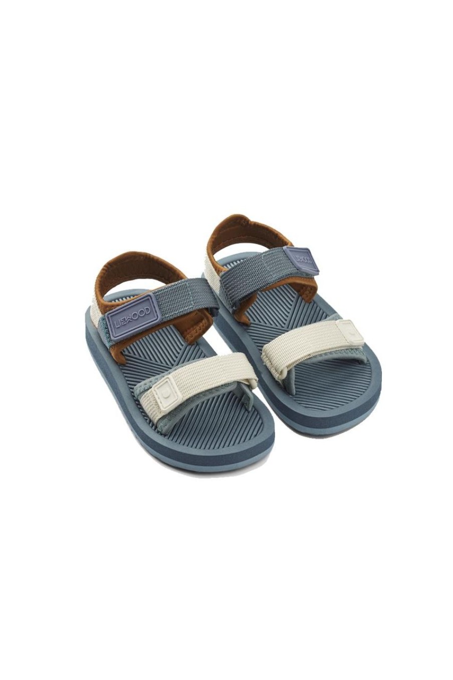 Kids Evryday Studios | Liewood Monty Sandals Whale Blue Multi Mix