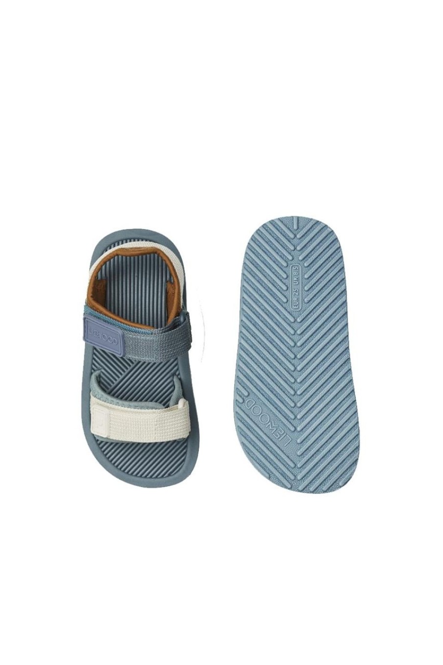 Kids Evryday Studios | Liewood Monty Sandals Whale Blue Multi Mix