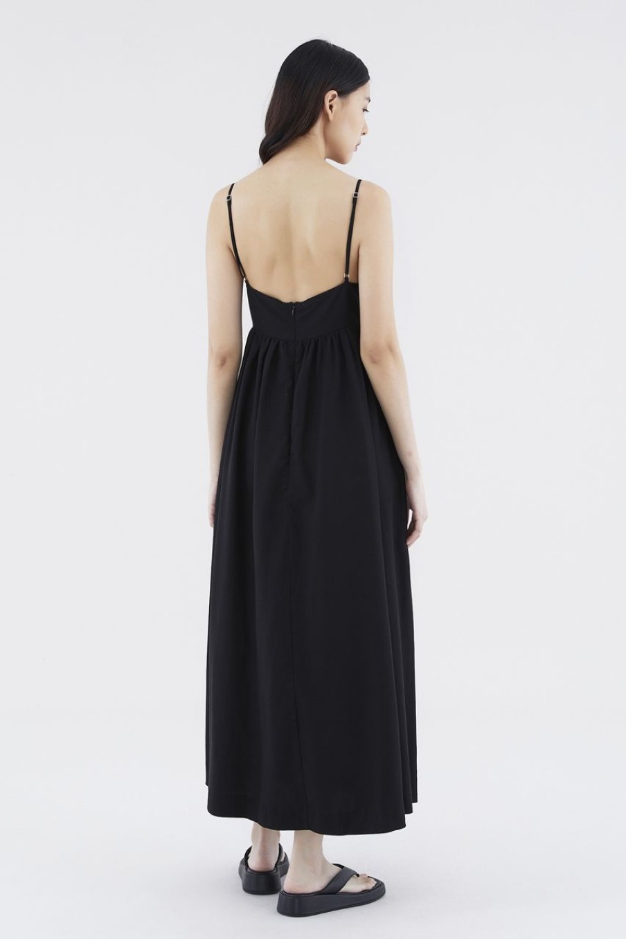 Women The Editor's Market Dresses | Balga Empire Maxi Dress Black