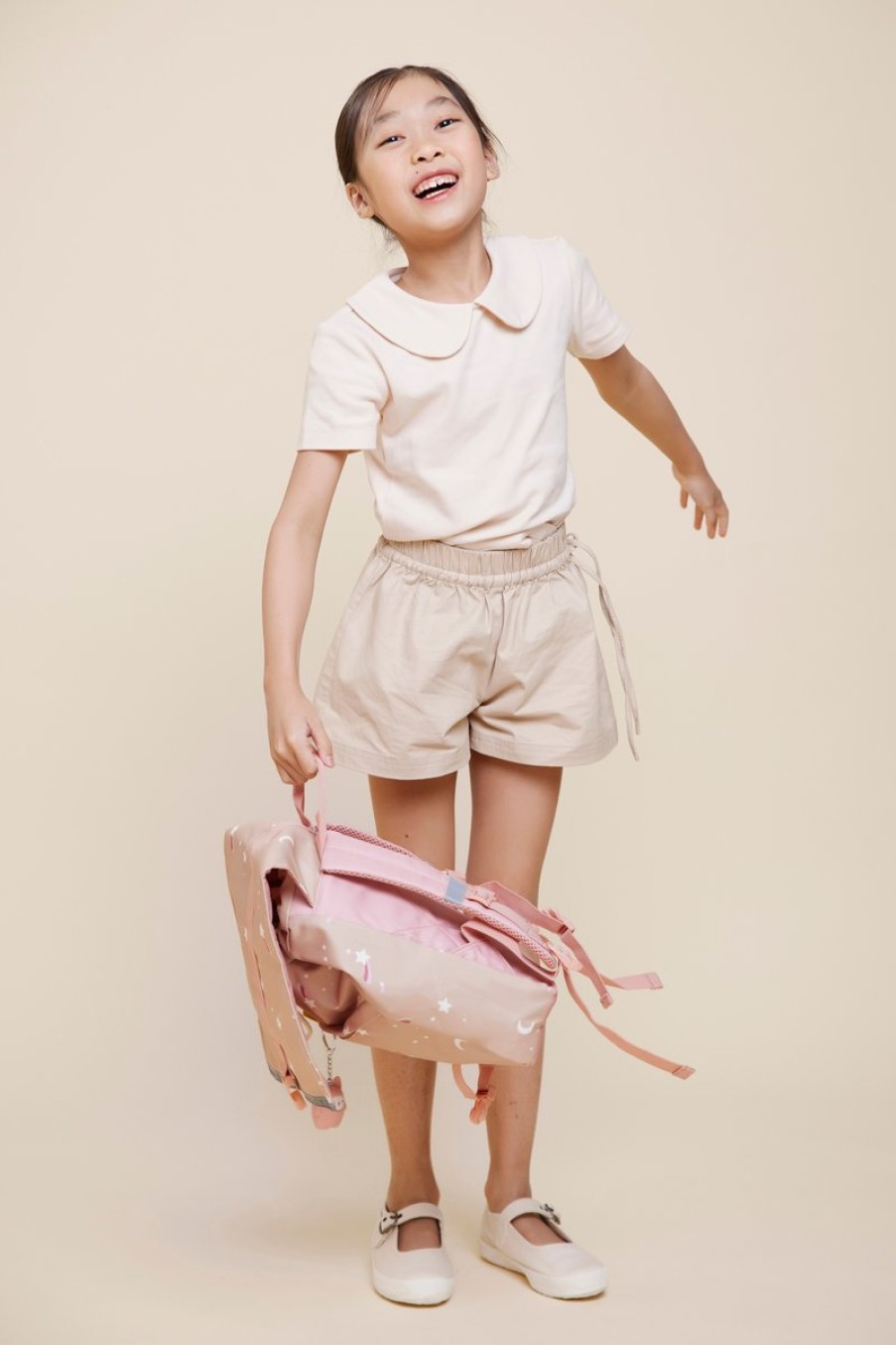 Kids Evryday Studios | Peterpan Collar Blouse Nude