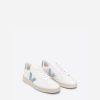 Women Veja Sneakers & Trainers | Veja V-12 Leather White Steel